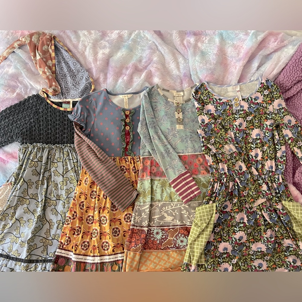 Matilda Jane long sleeve dress bundle - sz 8